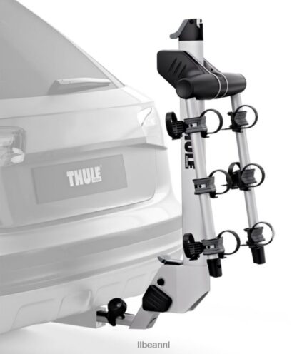 L.L.Bean unisex Thule Helium Pro 3 9043 fietsendrager met trekhaak zwart/aluminium uitrusting voor buiten VT0642137