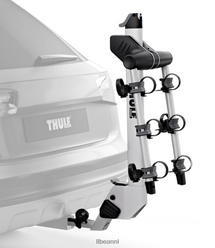 L.L.Bean unisex Thule Helium Pro 3 9043 fietsendrager met trekhaak zwart/aluminium uitrusting voor buiten VT0642137 - Image 1