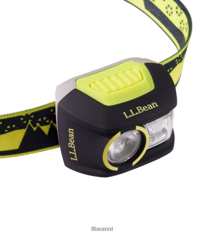 L.L.Bean unisex Trailblazer 250 koplamp zwart/hi-vis geel accessoires voor buiten VT0641600 - Image 2