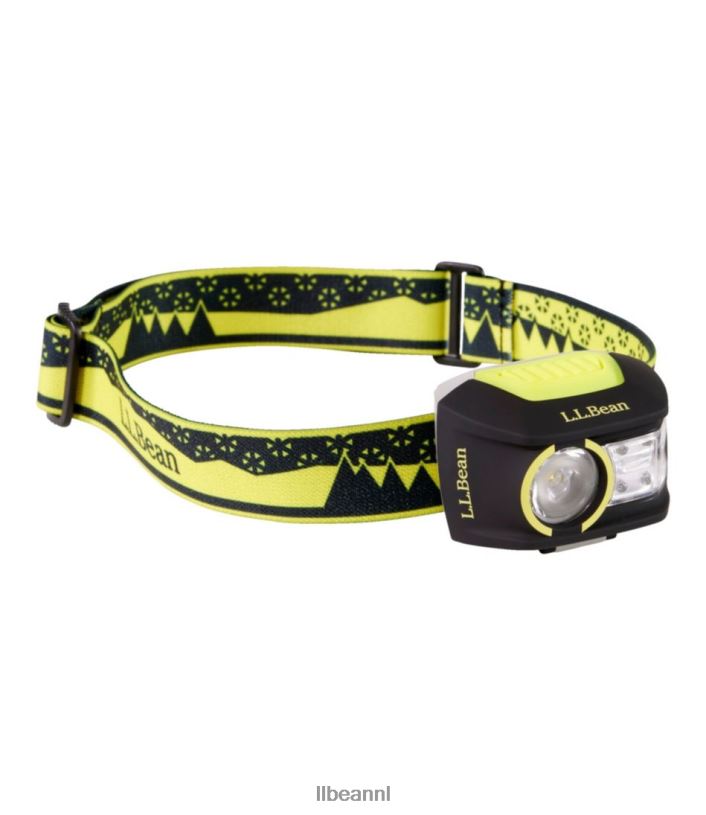 L.L.Bean unisex Trailblazer 250 koplamp zwart/hi-vis geel accessoires voor buiten VT0641600 - Image 1