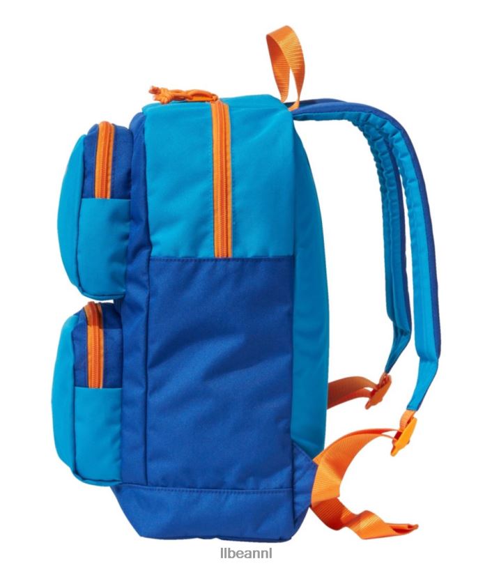 L.L.Bean unisex trailfinder-rugzak robijnkoraal/helder marineblauw accessoires VT0644267 - Image 3