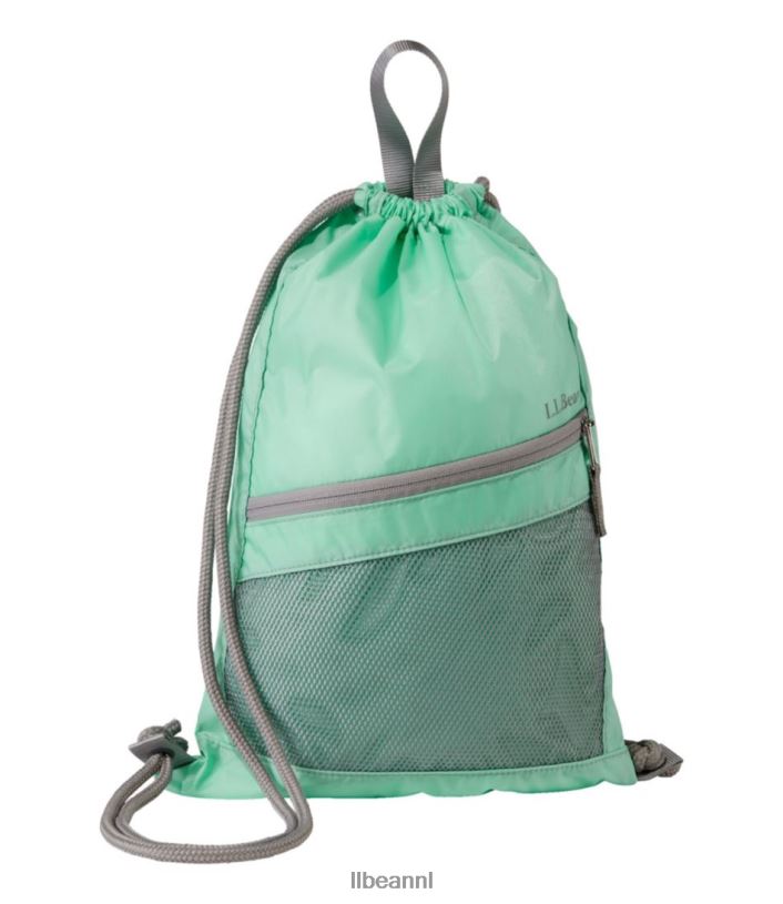 L.L.Bean unisex trekkoord cinch-pakket Frisse munt accessoires VT0646235 - Image 1