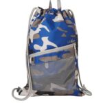 L.L.Bean unisex trekkoord cinch-pakket oceaanblauwe camouflage accessoires VT0645476