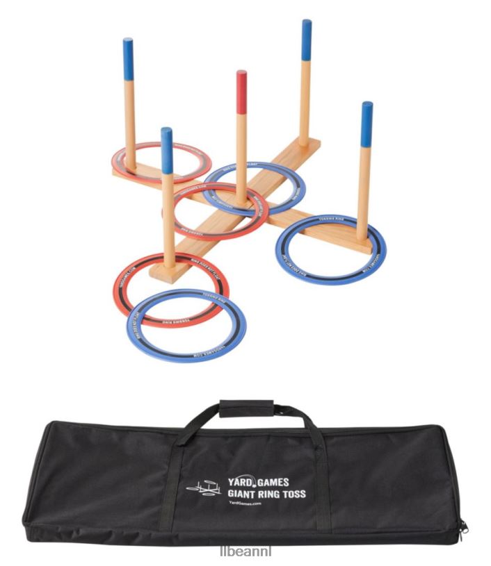 L.L.Bean unisex tuinspellen gigantische ringworp hout spel en recreatie VT0641435 - Image 1