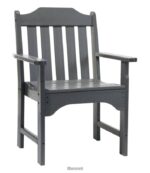 L.L.Bean unisex tuinstoel voor alle weersomstandigheden leigrijs achtertuin en terras VT0645614