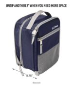 L.L.Bean unisex uitbreidbare lunchbox vintage lavendel accessoires VT0645464 - Image 3