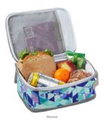 L.L.Bean unisex uitbreidbare lunchboxprint regenboog stippen accessoires VT0644273 - Image 2