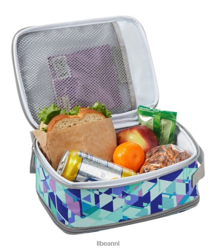 L.L.Bean unisex uitbreidbare lunchboxprint regenboog stippen accessoires VT0644273 - Image 2