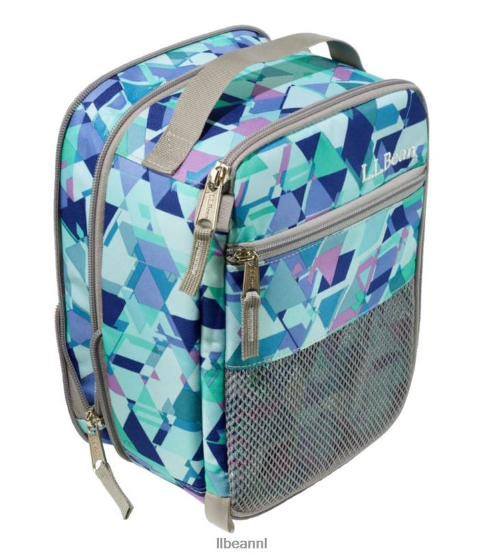 L.L.Bean unisex uitbreidbare lunchboxprint regenboog stippen accessoires VT0644273 - Image 4