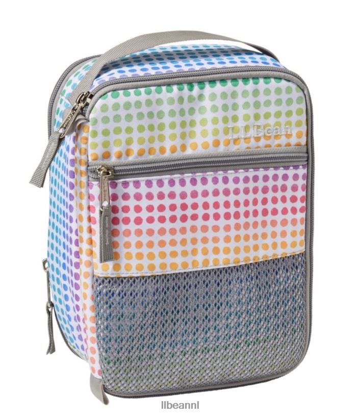 l_l_bean_unisex_uitbreidbare_lunchboxprint_regenboog_stippen_accessoires_vt0644273.jpg L.L.Bean unisex uitbreidbare lunchboxprint regenboog stippen accessoires VT0644273 - Image 1