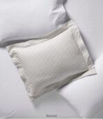 L.L.Bean unisex ultrazacht comfort flanellen dekbedovertrek collectie streep veldspaat beddengoed VT0644489 - Image 4