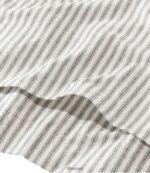 L.L.Bean unisex ultrazacht comfort flanellen dekbedovertrek collectie streep veldspaat beddengoed VT0644489 - Image 5
