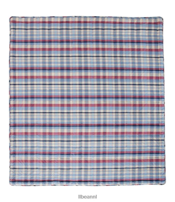 L.L.Bean unisex ultrazacht katoenen dekbeddeken vintage rood beddengoed VT0642920 - Image 2