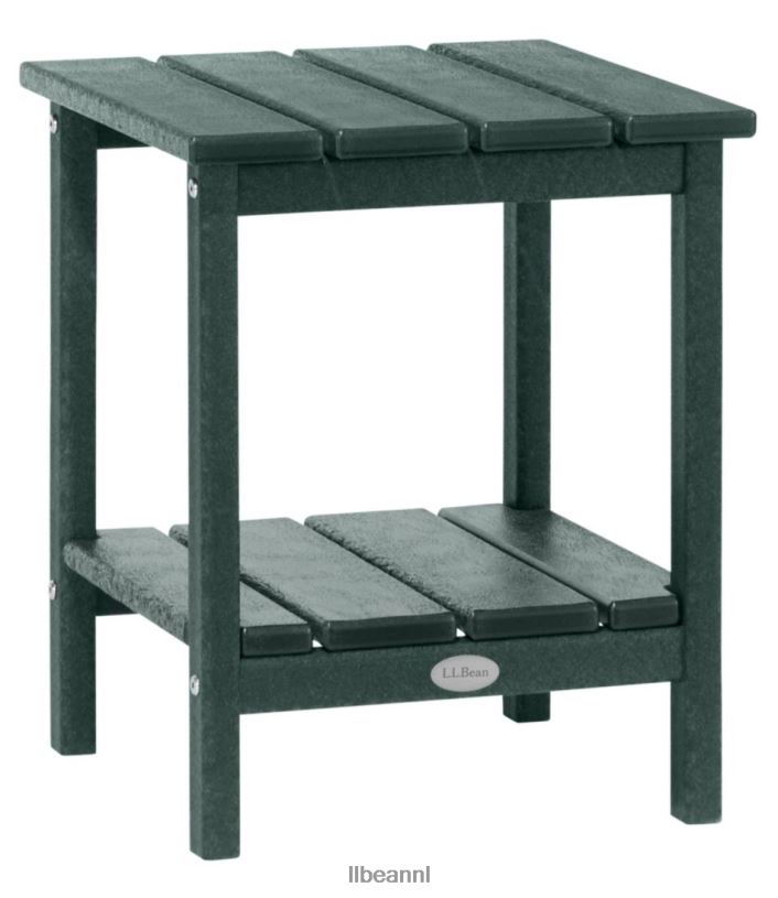 L.L.Bean unisex vierkante bijzettafel voor alle weersomstandigheden groente achtertuin en terras VT0644363 - Image 1