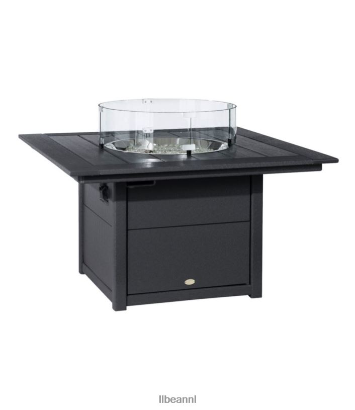 L.L.Bean unisex vierkante vuurplaatstafel van 42 inch, geschikt voor alle weersomstandigheden zwart kampeerkeuken VT0642188 - Image 1