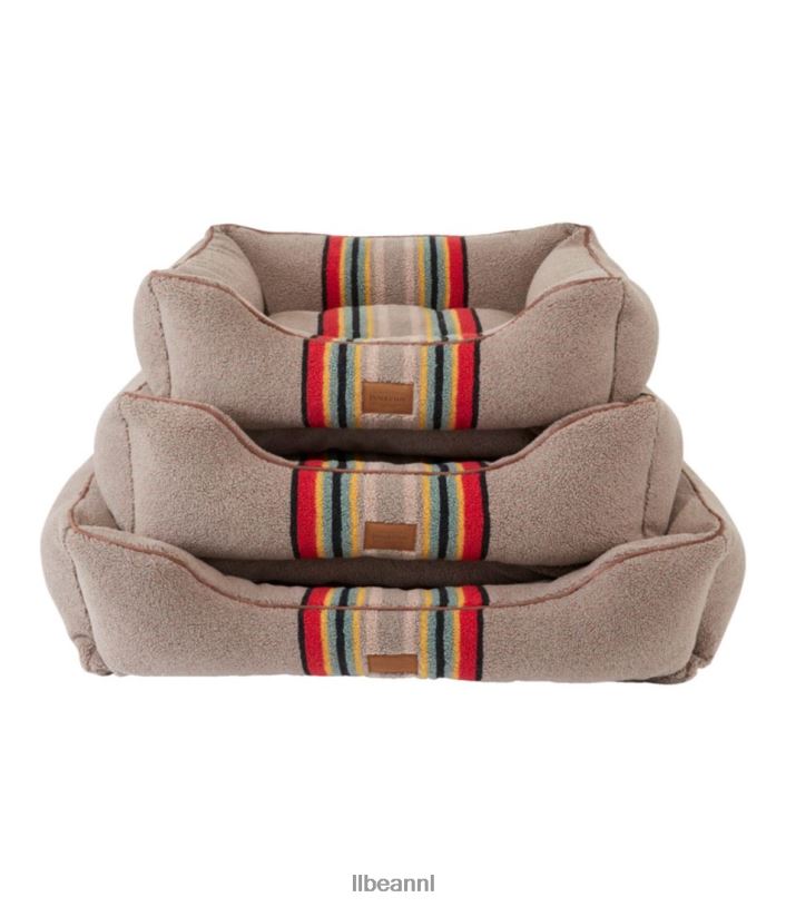 L.L.Bean unisex Vintage camping hondenmand omber huis goederen VT0641291 - Image 2