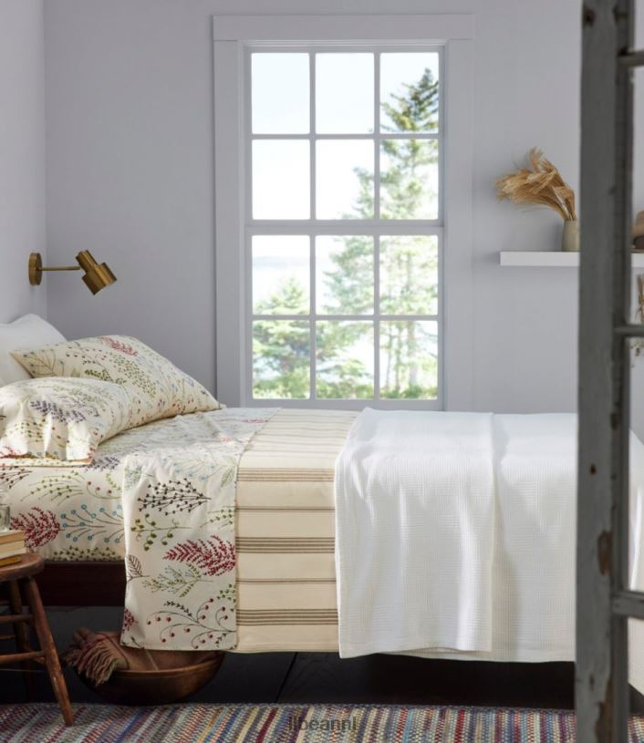 L.L.Bean unisex vintage matelasse dekbed blauwe chambray beddengoed VT0647321 - Image 5
