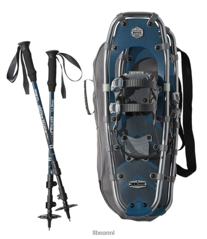 L.L.Bean unisex winterwandelaar sneeuwschoenpakket oceaanblauw/helder marineblauw wintersport VT0644093 - Image 1