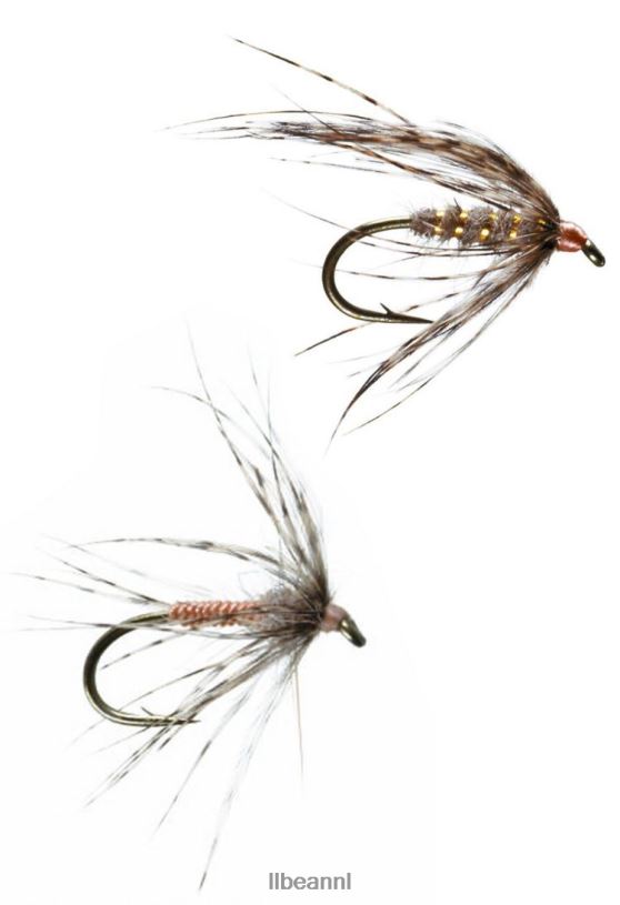 L.L.Bean unisex zachte hackle nemes' 2-pack maart bruin vissen VT0646187 - Image 1