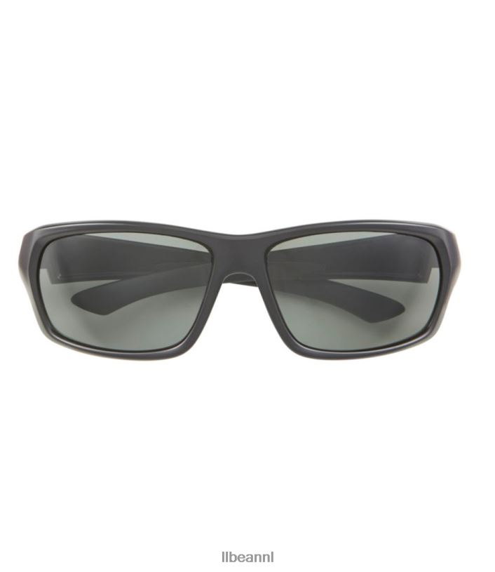 L.L.Bean unisex Zakwater gepolariseerde zonnebril mat zwart/rook accessoires voor buiten VT064493 - Image 3