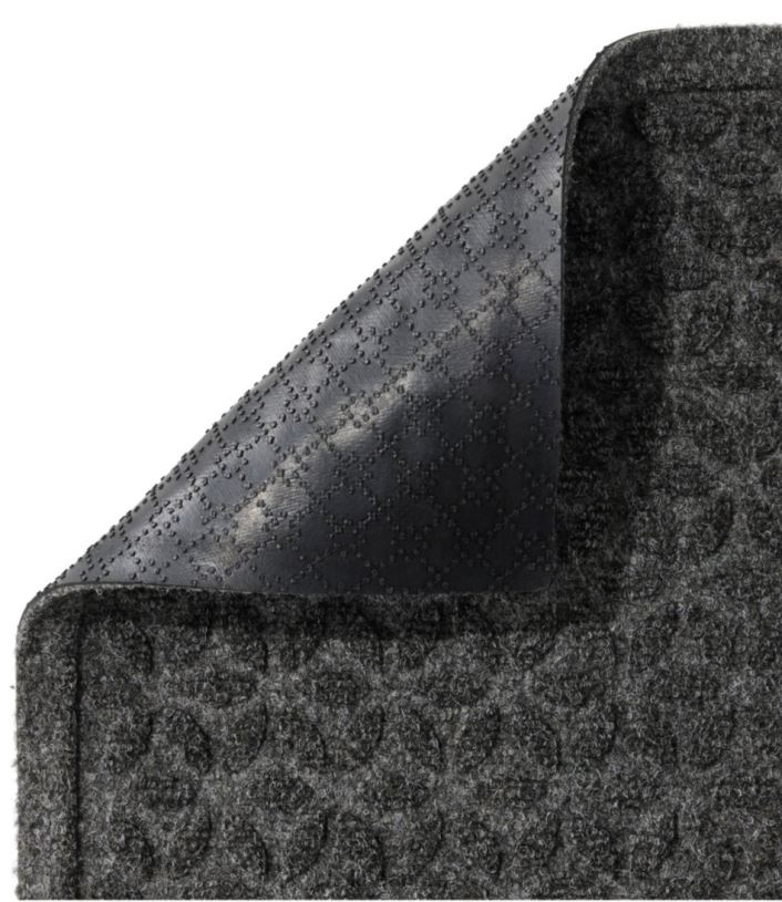 L.L.Bean unisex zwaargewicht gerecyclede waterhog mat runner bloeiende cirkels middelgrijs huis goederen VT0646337 - Image 2