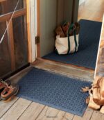 L.L.Bean unisex zwaargewicht gerecyclede waterhog mat runner bloeiende cirkels middelgrijs huis goederen VT0646337 - Image 5