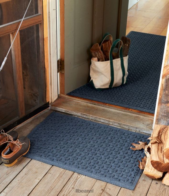 L.L.Bean unisex zwaargewicht gerecyclede waterhog mat runner bloeiende cirkels middelgrijs huis goederen VT0646337 - Image 5