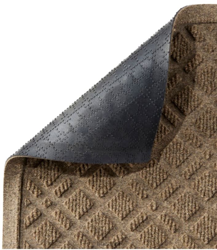 L.L.Bean unisex zwaargewicht gerecyclede waterhog mat runner plaid khaki huis goederen VT0644435 - Image 2