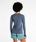 L.L.Bean vrouwen alledaags sunsmart-T-shirt nautische marine katahdin kleding VT064484 - Image 3