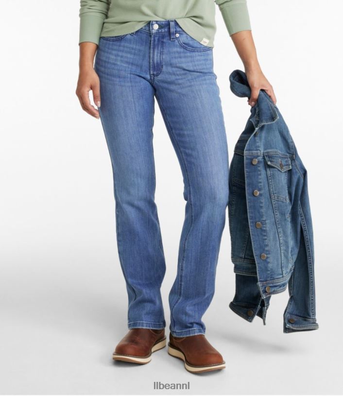 l_l_bean_vrouwen_beanflex_jeans_helder_indigo_kleding_vt0643253.jpg L.L.Bean vrouwen Beanflex-jeans helder indigo kleding VT0643253 - Image 1