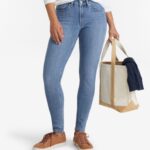 L.L.Bean vrouwen Beanflex-jeans wijnoogst vervaagd kleding VT0646559