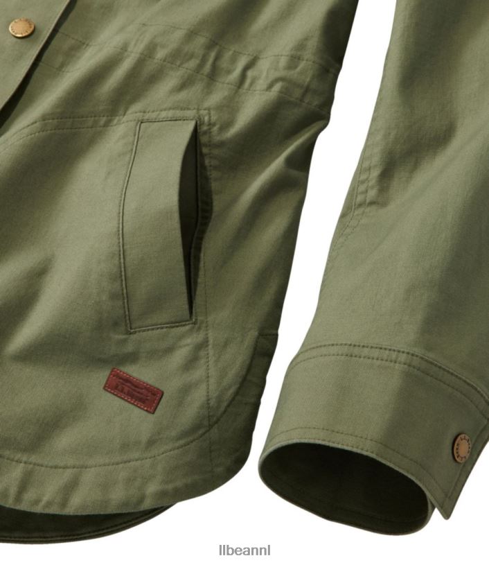 L.L.Bean vrouwen Beanflex utility-jack diepe olijf bovenkleding VT0644789 - Image 4