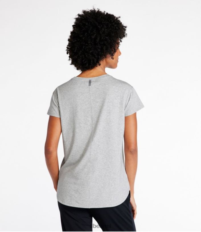 L.L.Bean vrouwen Beyond zacht T-shirt met ronde hals lila kleding VT0647030 - Image 3