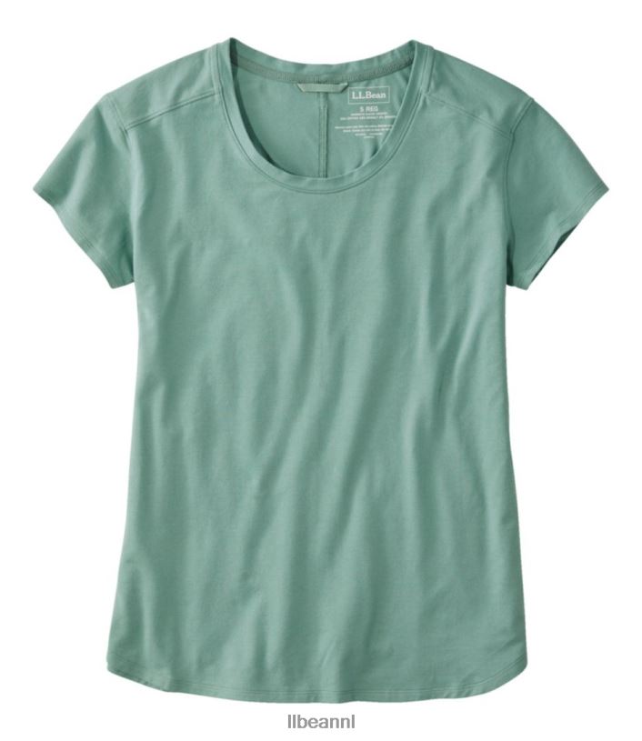 L.L.Bean vrouwen Beyond zacht T-shirt met ronde hals zeepijnboom kleding VT064685 - Image 1
