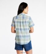 L.L.Bean vrouwen biologisch klassiek katoenen overhemd vervaagde jade kleding VT0643496 - Image 3