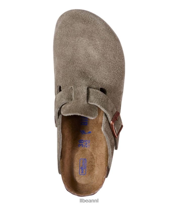 L.L.Bean vrouwen Boston klompen van Birkenstock taupe schoenen VT0645200 - Image 4