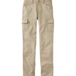 L.L.Bean vrouwen cargobroek van stretchcanvas kei kleding VT06491