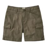 L.L.Bean vrouwen cargoshort van stretchcanvas stoffige olijf kleding VT0646475