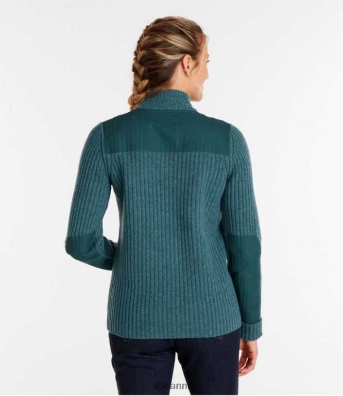 L.L.Bean vrouwen commando trui met volledige ritssluiting bes uitrusting voor buiten VT0644948 - Image 3