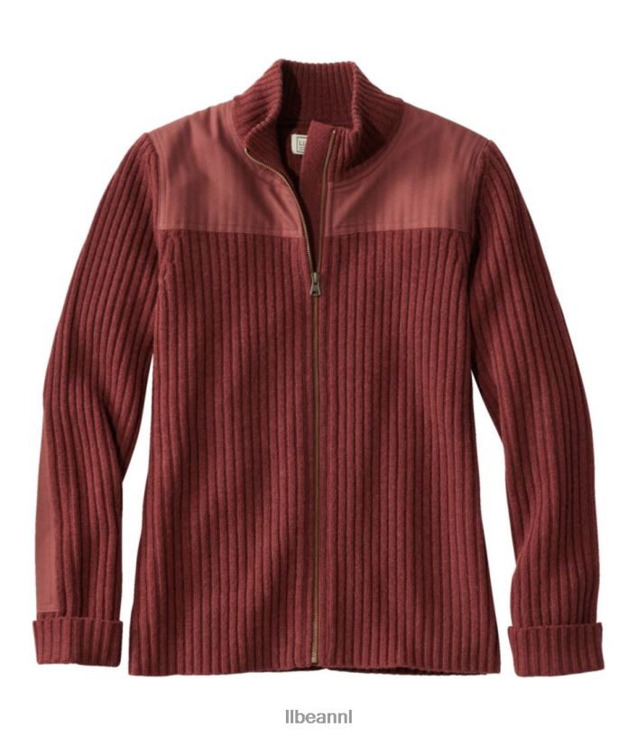 L.L.Bean vrouwen commando trui met volledige ritssluiting bes uitrusting voor buiten VT0644948 - Image 1