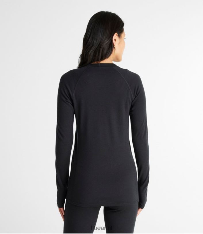L.L.Bean vrouwen cresta middengewicht 250 crewtop levendig rood kleding VT0646004 - Image 3