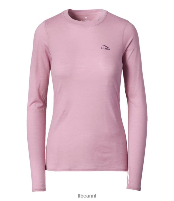 l_l_bean_vrouwen_cresta_ultralichte_150_crewtop_licht_paars_kleding_vt0643430.jpg L.L.Bean vrouwen cresta ultralichte 150 crewtop licht paars kleding VT0643430 - Image 1