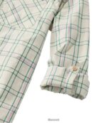 L.L.Bean vrouwen dagelijks sunsmart geweven overhemd met lange mouwen wilde zalm plaid kleding VT0646967 - Image 4