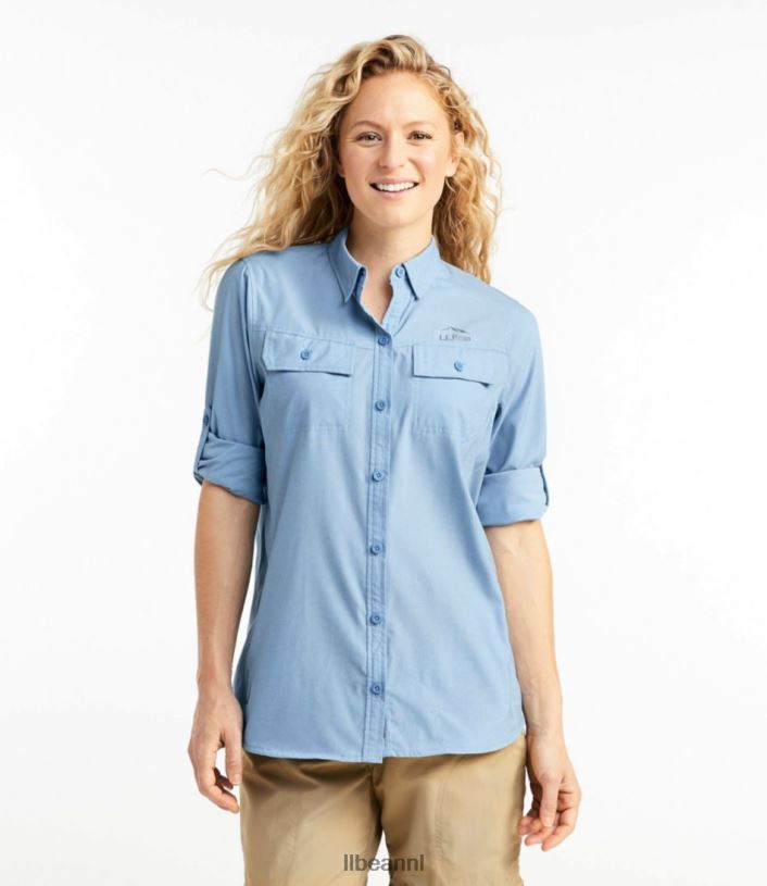 L.L.Bean vrouwen geen flyzone-shirt vervaagde roos kleding VT0643205 - Image 2