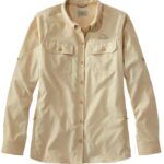 L.L.Bean vrouwen geen flyzone-shirt zandduin kleding VT0645836