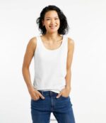L.L.Bean vrouwen gelaagde tank klassieke marine kleding VT06410 - Image 2