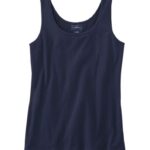 L.L.Bean vrouwen gelaagde tank klassieke marine kleding VT06410