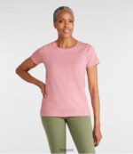 L.L.Bean vrouwen gewassen katoenen t-shirt diepe olijfheide kleding VT0643196 - Image 2