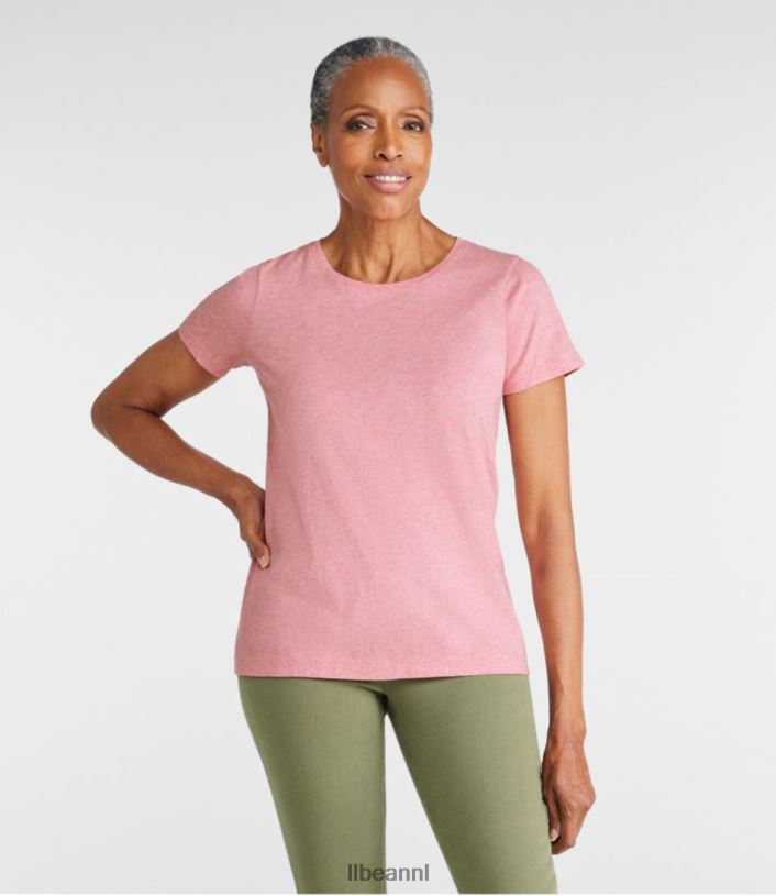 L.L.Bean vrouwen gewassen katoenen t-shirt diepe olijfheide kleding VT0643196 - Image 2