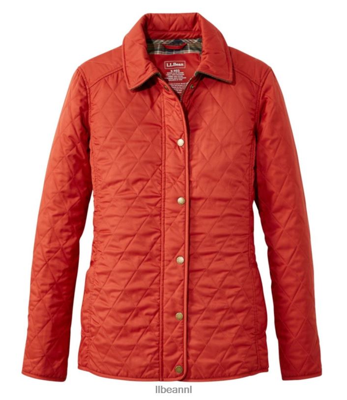 l_l_bean_vrouwen_gewatteerde_rijjas_cayenne_bovenkleding_vt0647048.jpg L.L.Bean vrouwen gewatteerde rijjas cayenne bovenkleding VT0647048 - Image 1